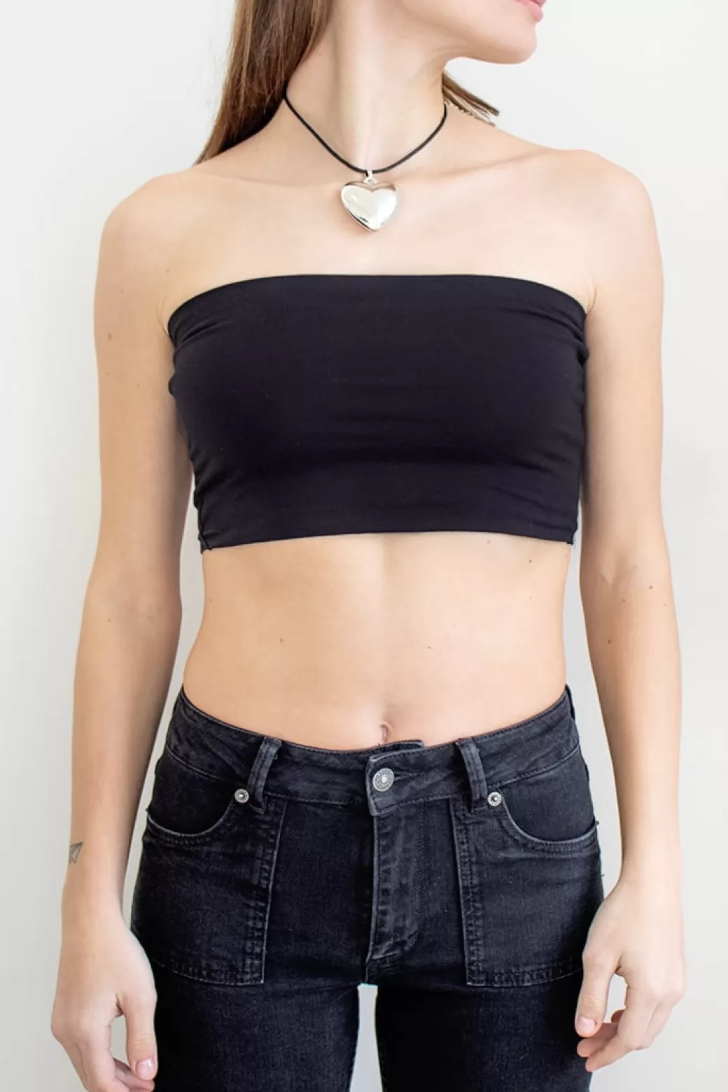 Shop Bandeau crop top Tops