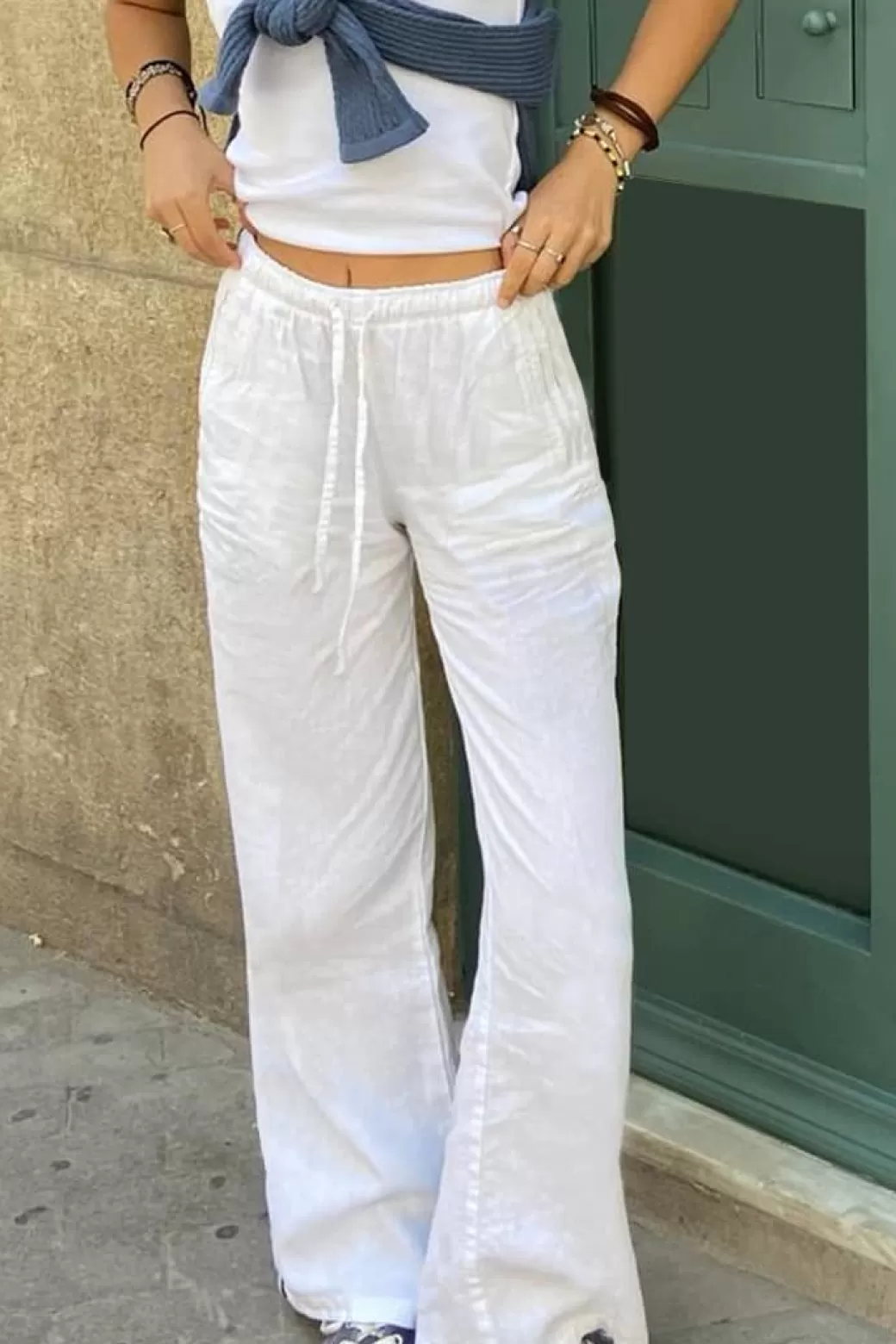 Discount Coulisse wide leg trousers Pants