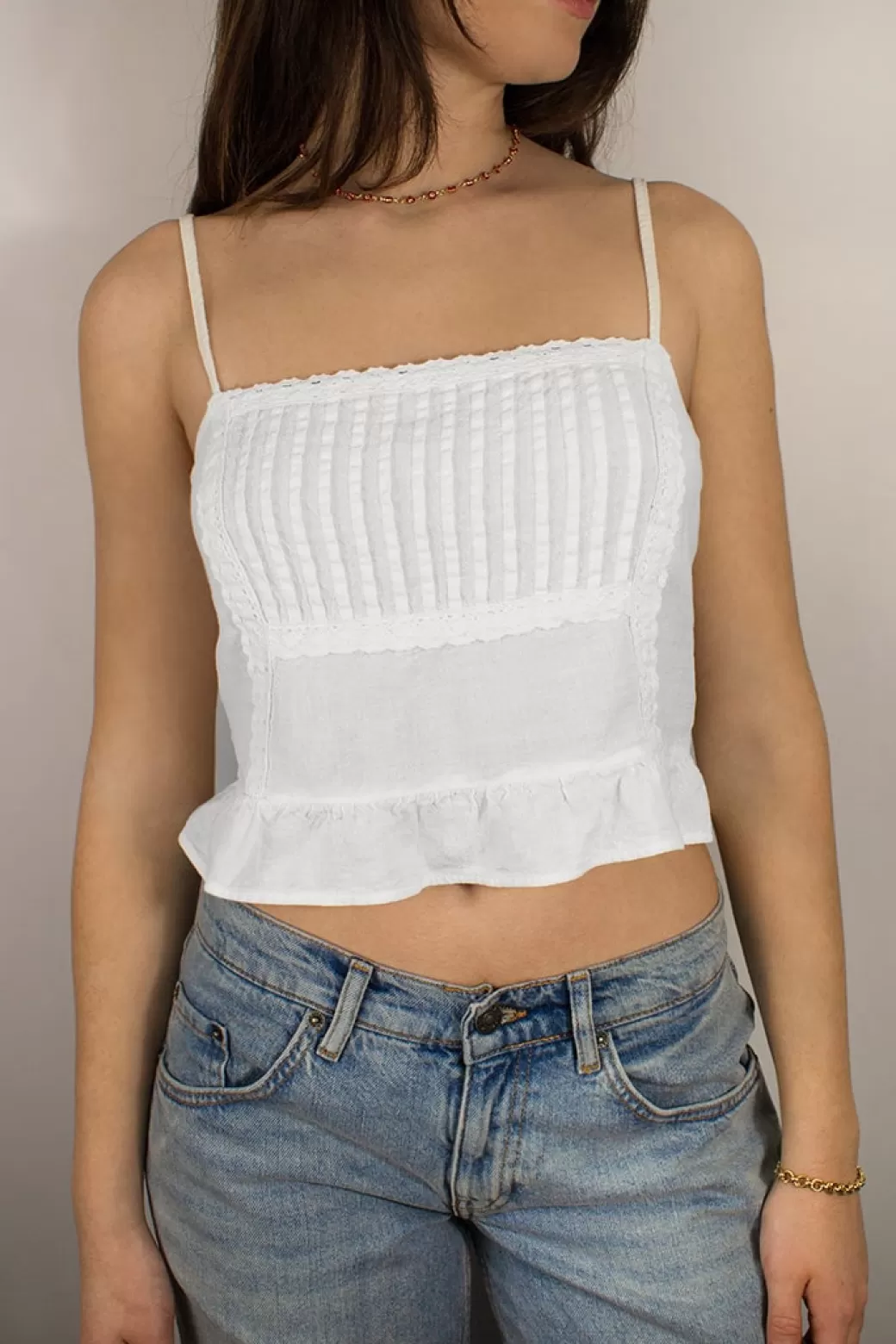 Store Crop top with ruffle Tops