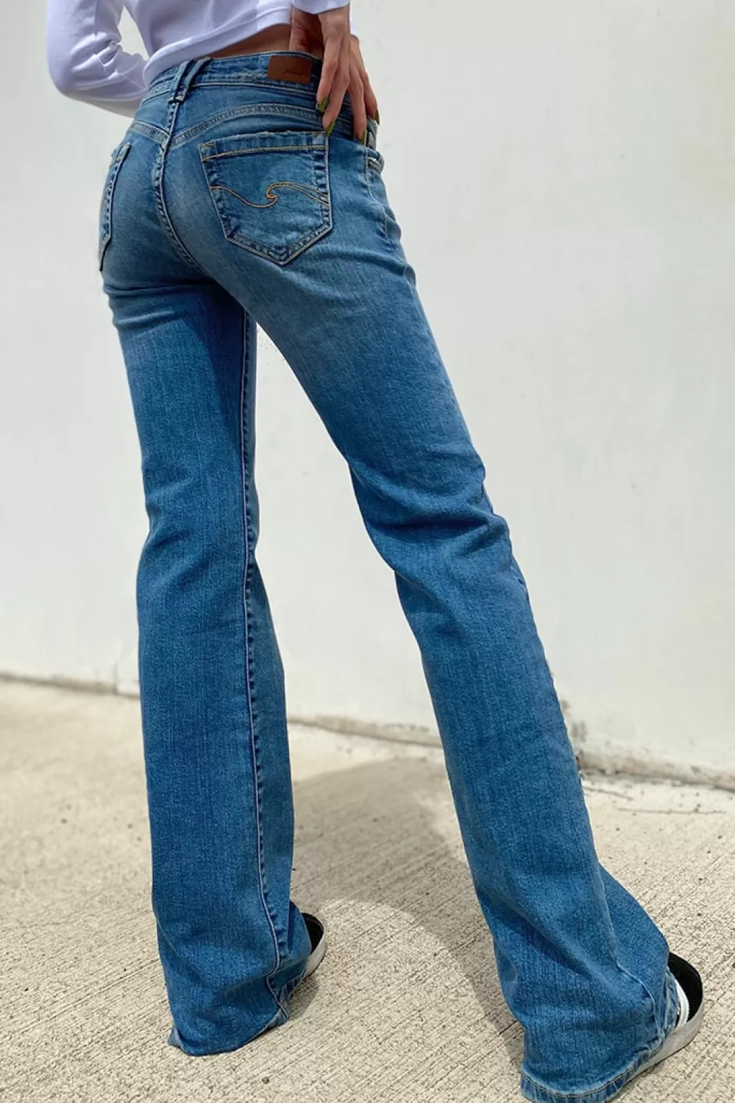 Discount Jeans flare low waist Denim