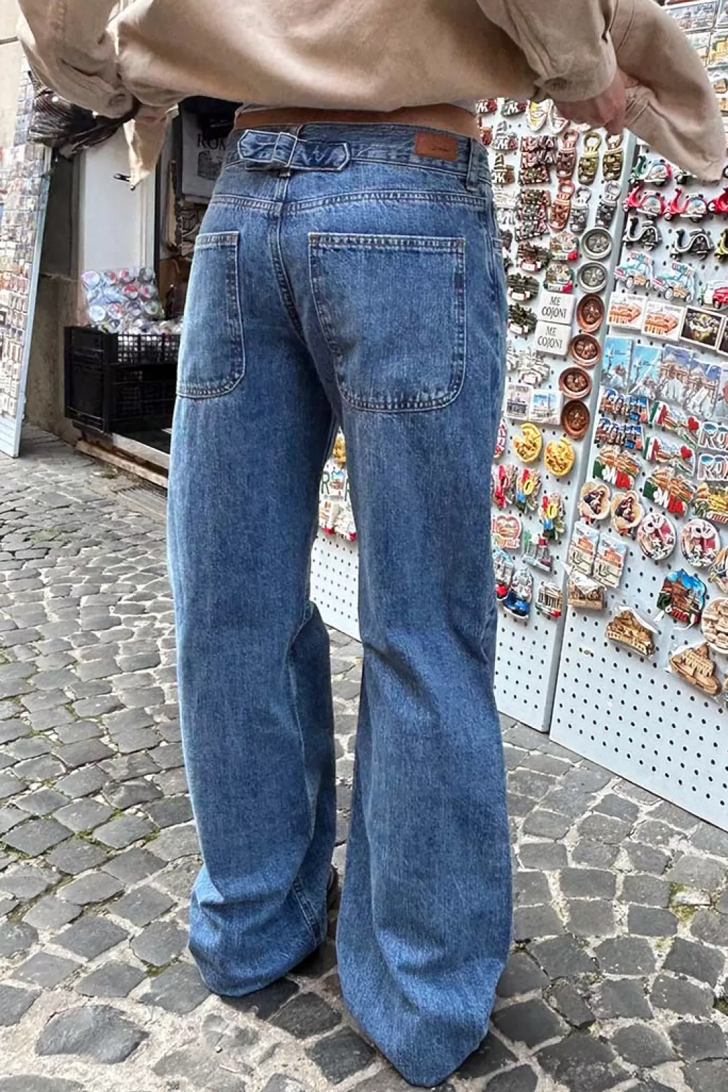 Cheap Jeans with buckle Denim