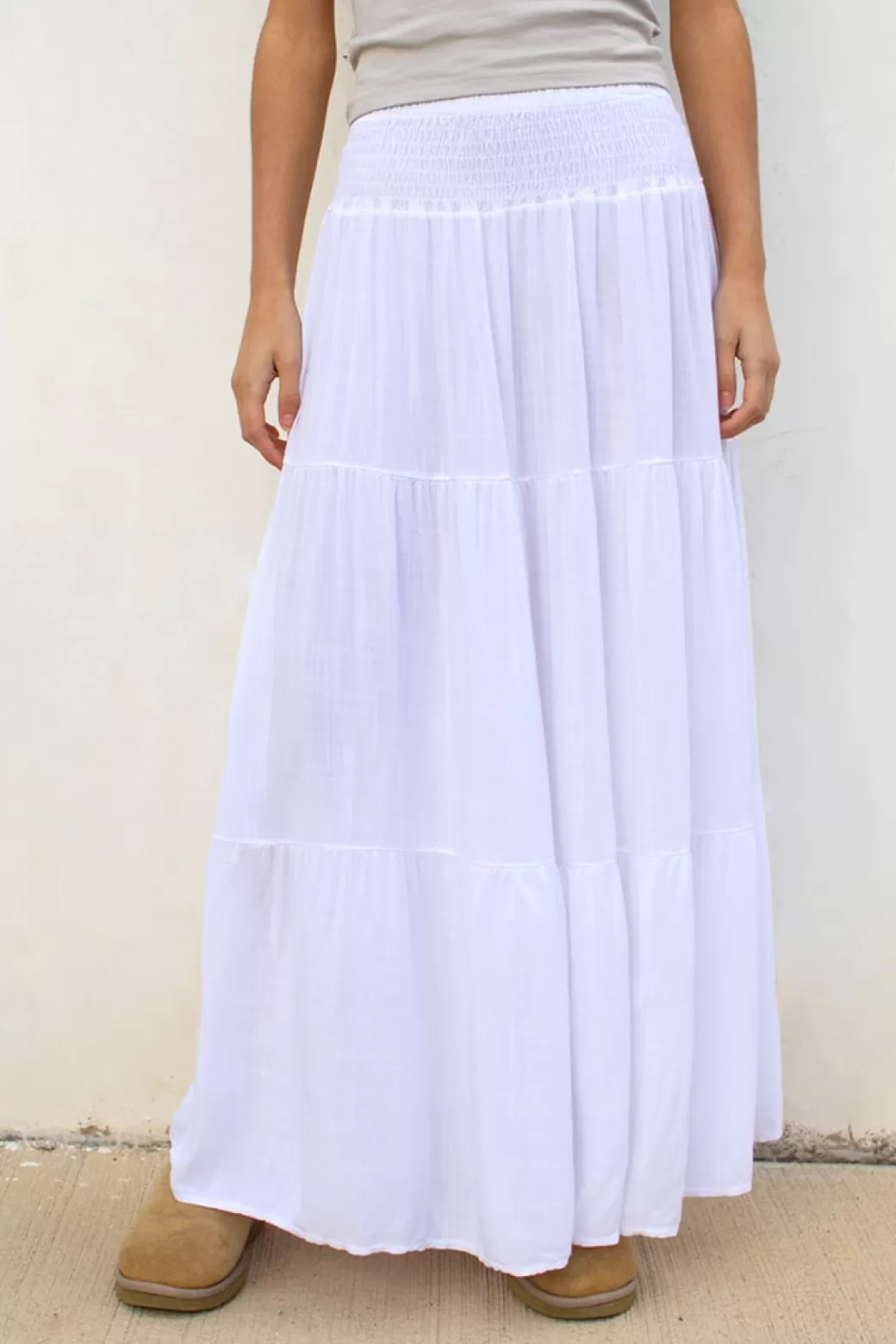 Cheap Long ruffle skirt Skirts