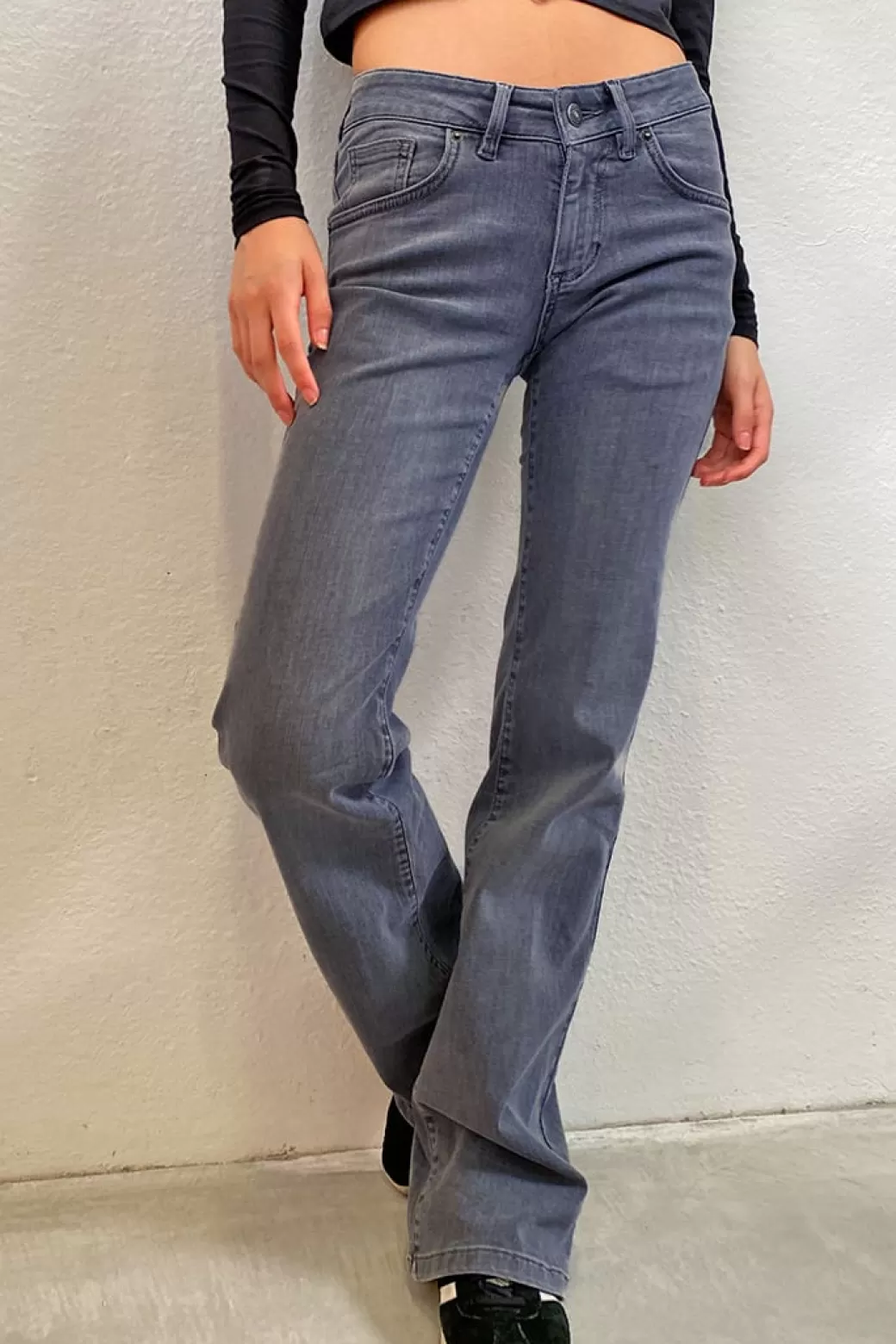 New Low waist flared jeans Denim