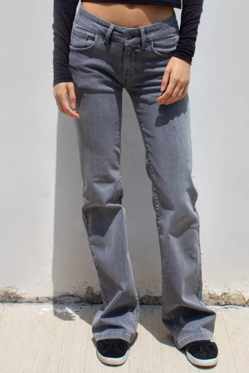 New Low waist flared jeans Denim