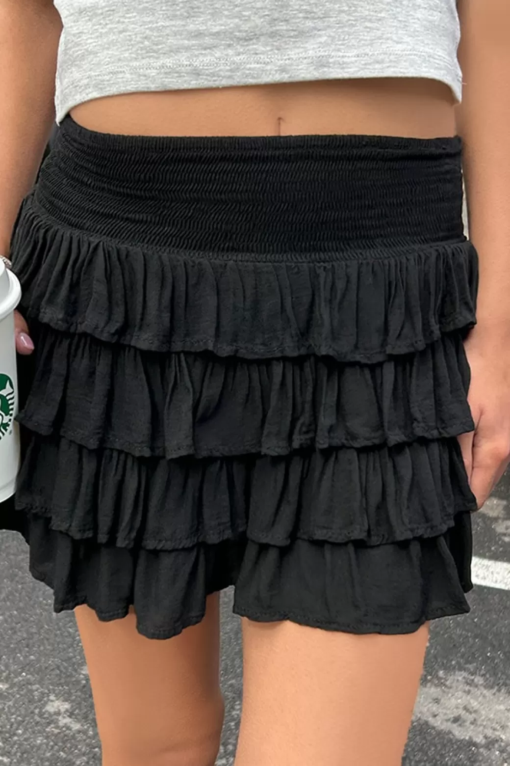 Sale Mini ruffle skort Skirts