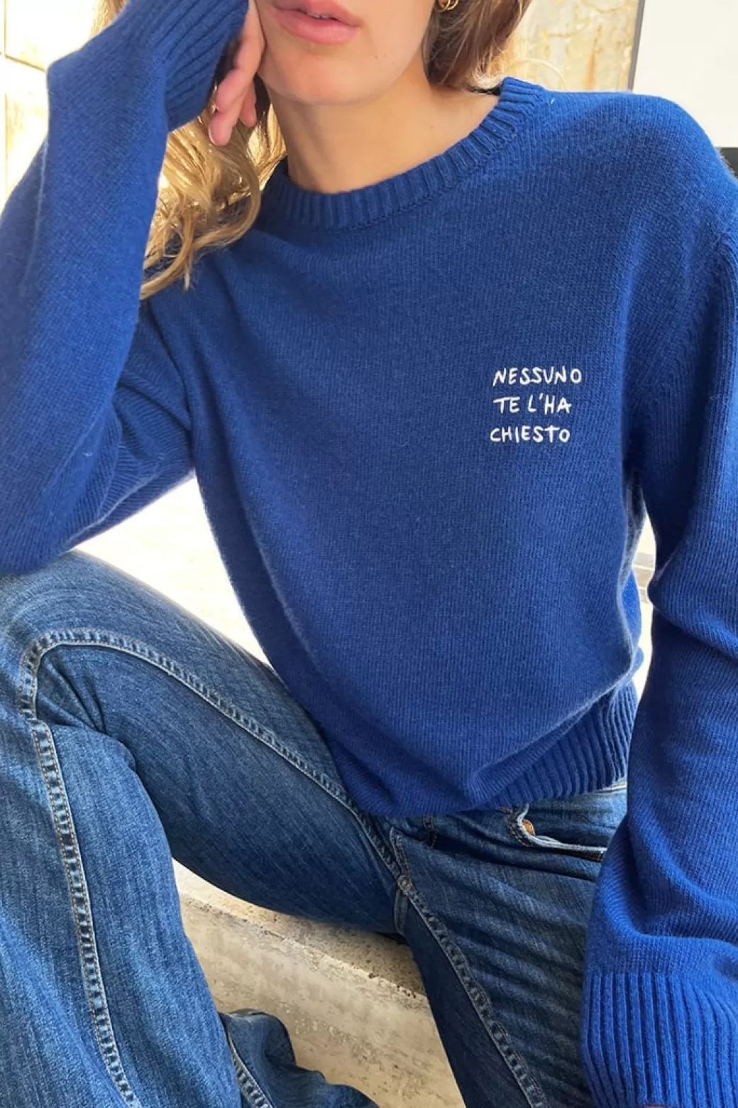 New Nessuno te l'ha chiesto sweater Sweaters | Graphics