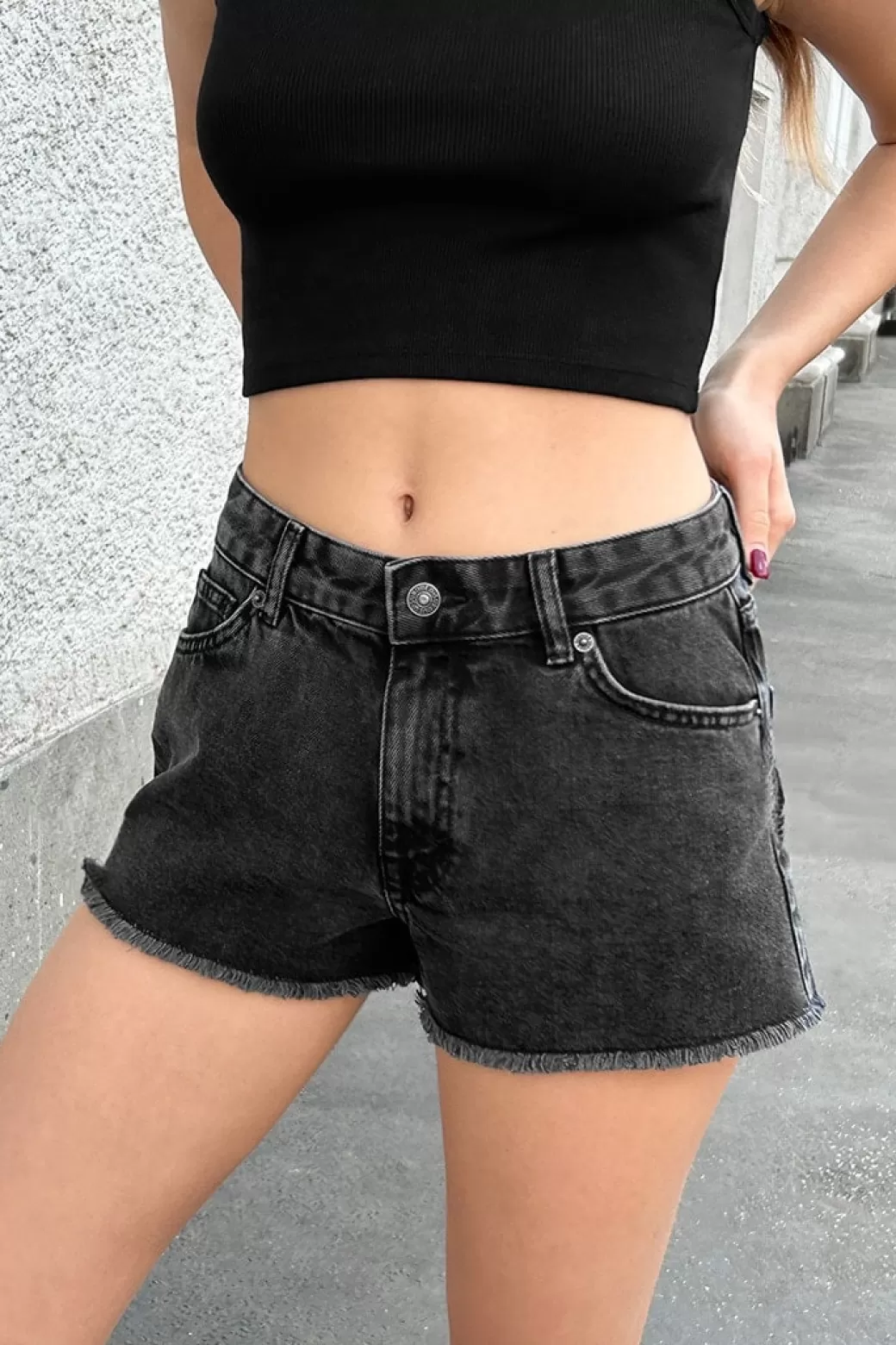 Cheap Regular waist shorts Shorts | Denim