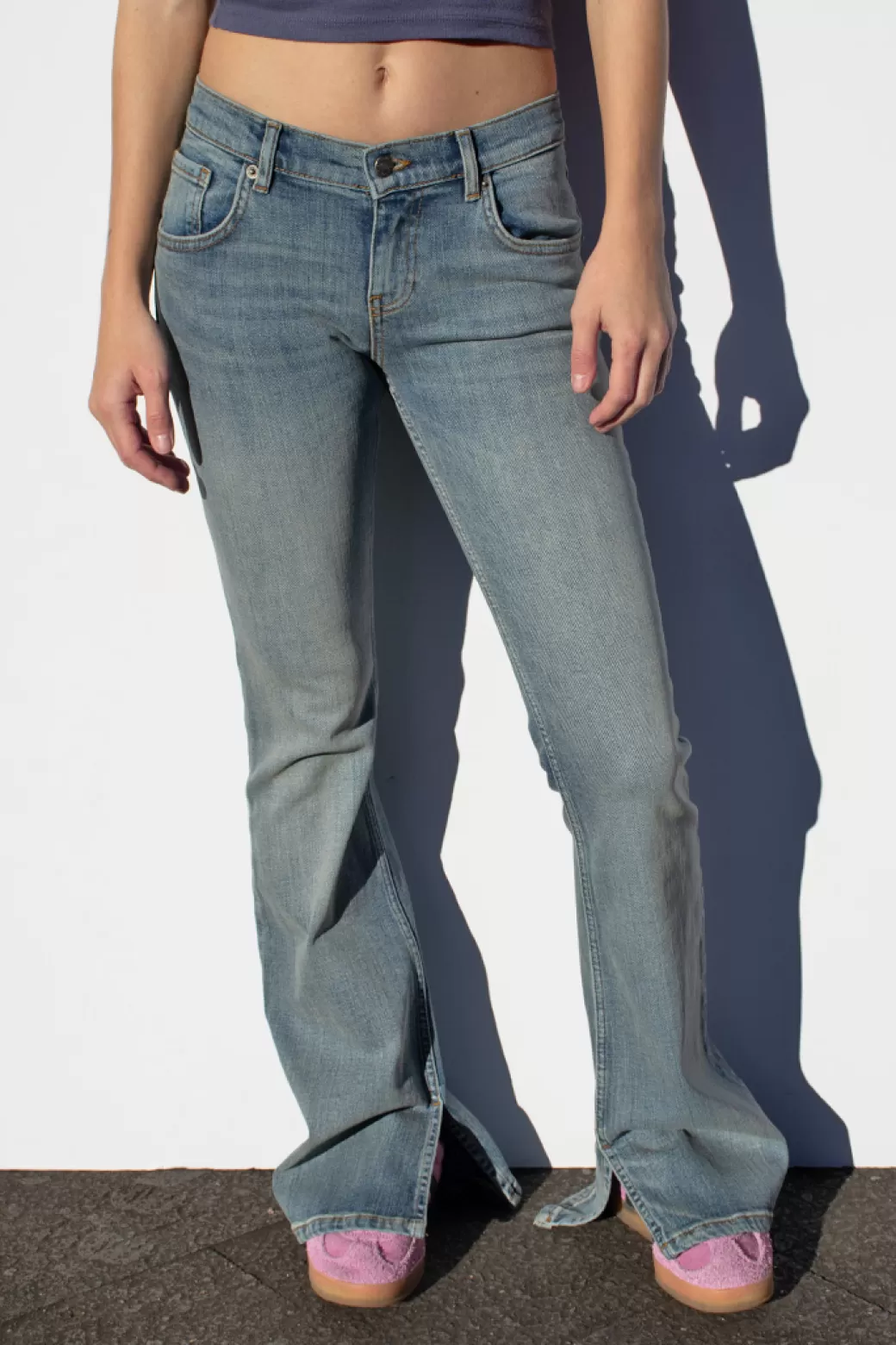 Hot Side split jeans Denim