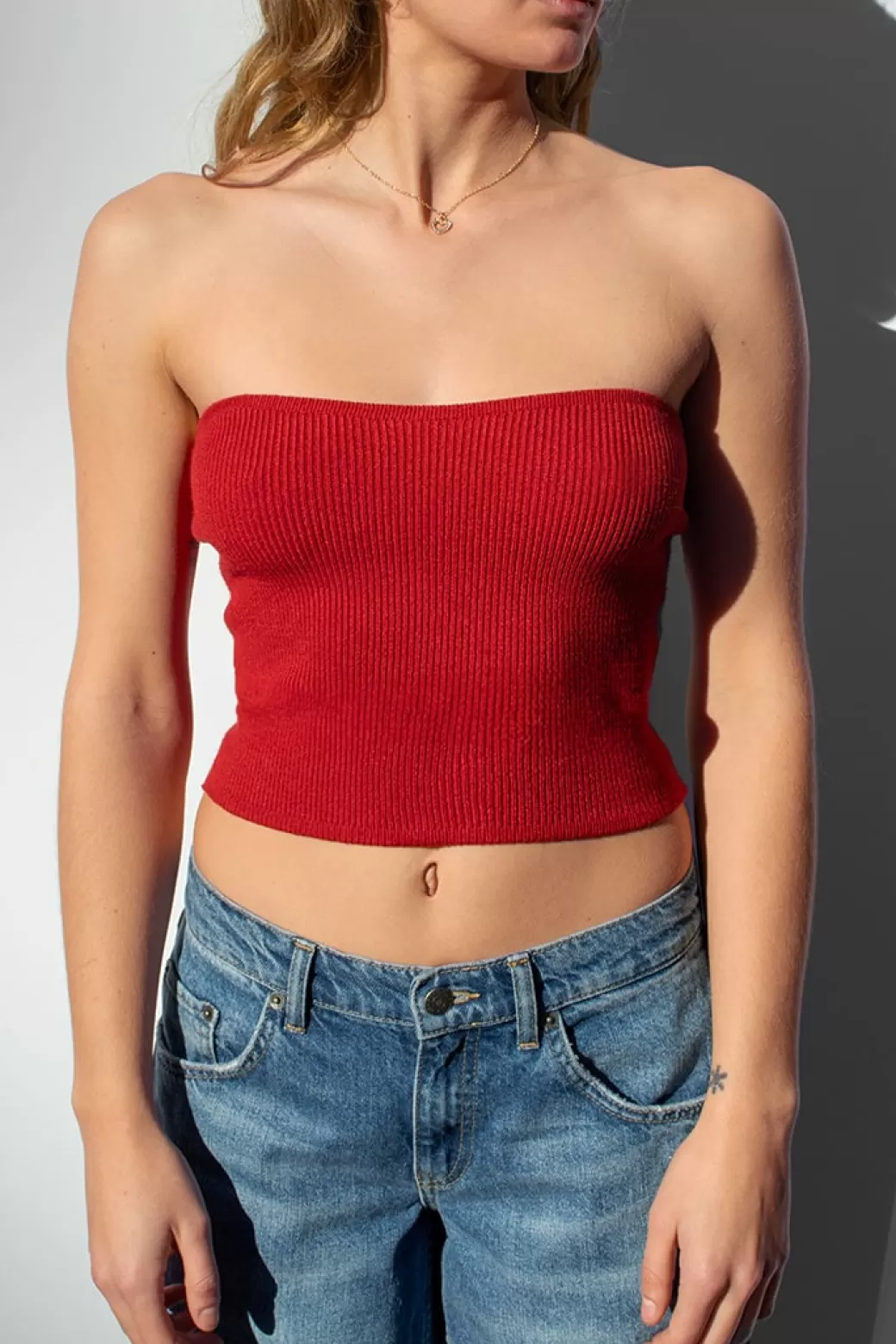 Online Sweetheart neckline top Tops