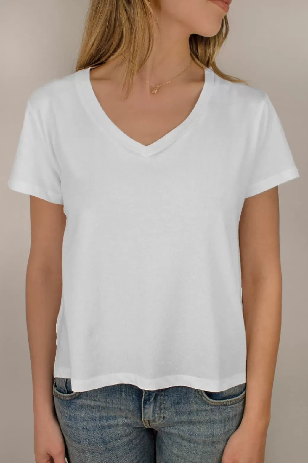 Shop V-neck t-shirt Tees